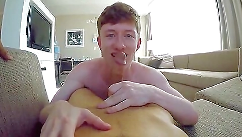 Beautiful young girl getting a nice handjob from her man