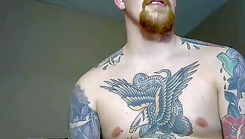 Mature tattooed teen 18+ rides and sucks a vibrator