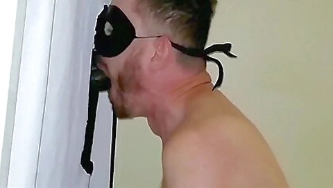 Big tits brunette with big natural ass fucked in glory hole