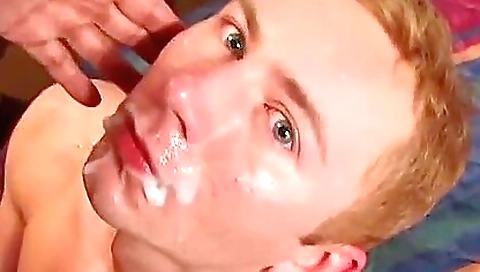Two big cocks and one facial for a girl with a hot body