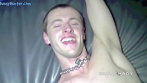 Nude blonde takes her man's cock into her mouth and mouth